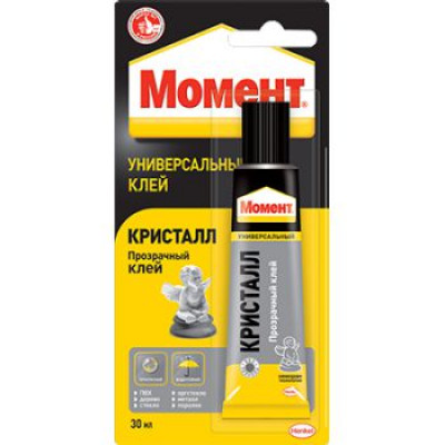 Клей в шоу-боксе 30мл МОМЕНТ Кристалл
