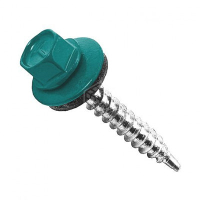 Саморез кровельный KPc ZP 4.8x29 (5021) морск. волна