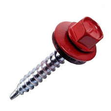 Саморез кровельный KPc ZP 5,5x25 (3011) красн.