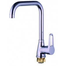 Смеситель для кухни G-lauf ZOP4-A045 ф35, гайка, с Г-образным пов. изливом