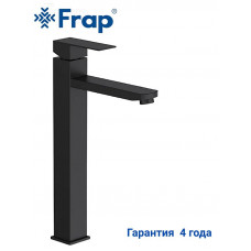 Смесит. д/умыв. FRAP ф35 ЧЕРНЫЙ Высокий (F10802-62)